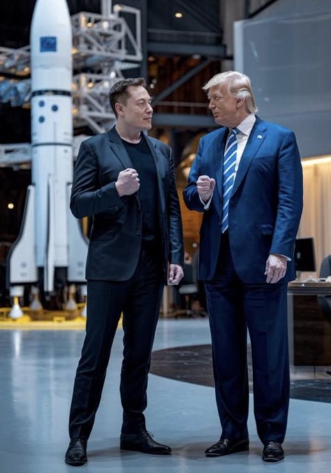 Elon Musk and Donald Trump