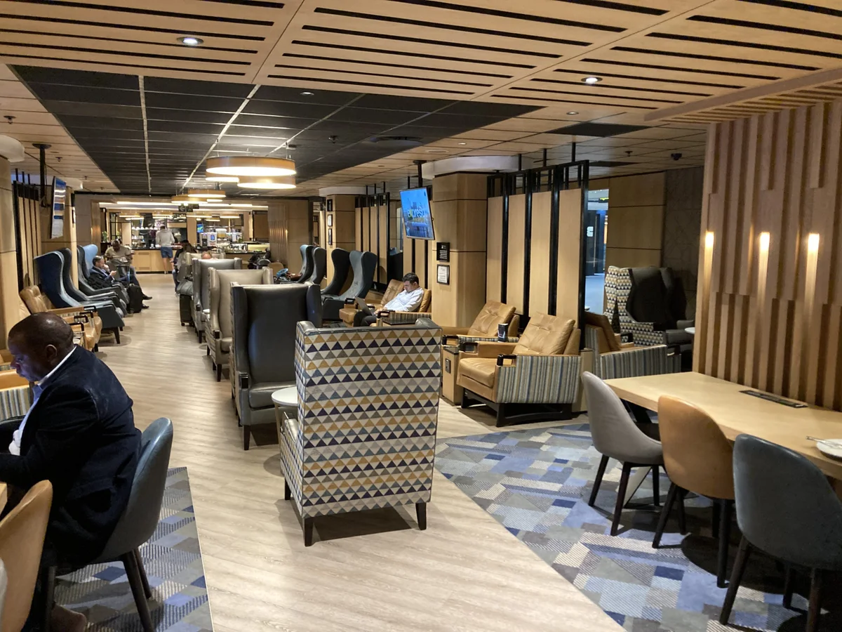 Bidvest Premier Lounge Dining.