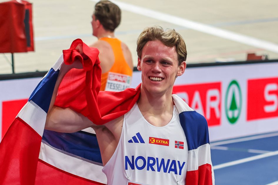 Skotheim Sander improved the European indoor heptathlon record to 6558 points,