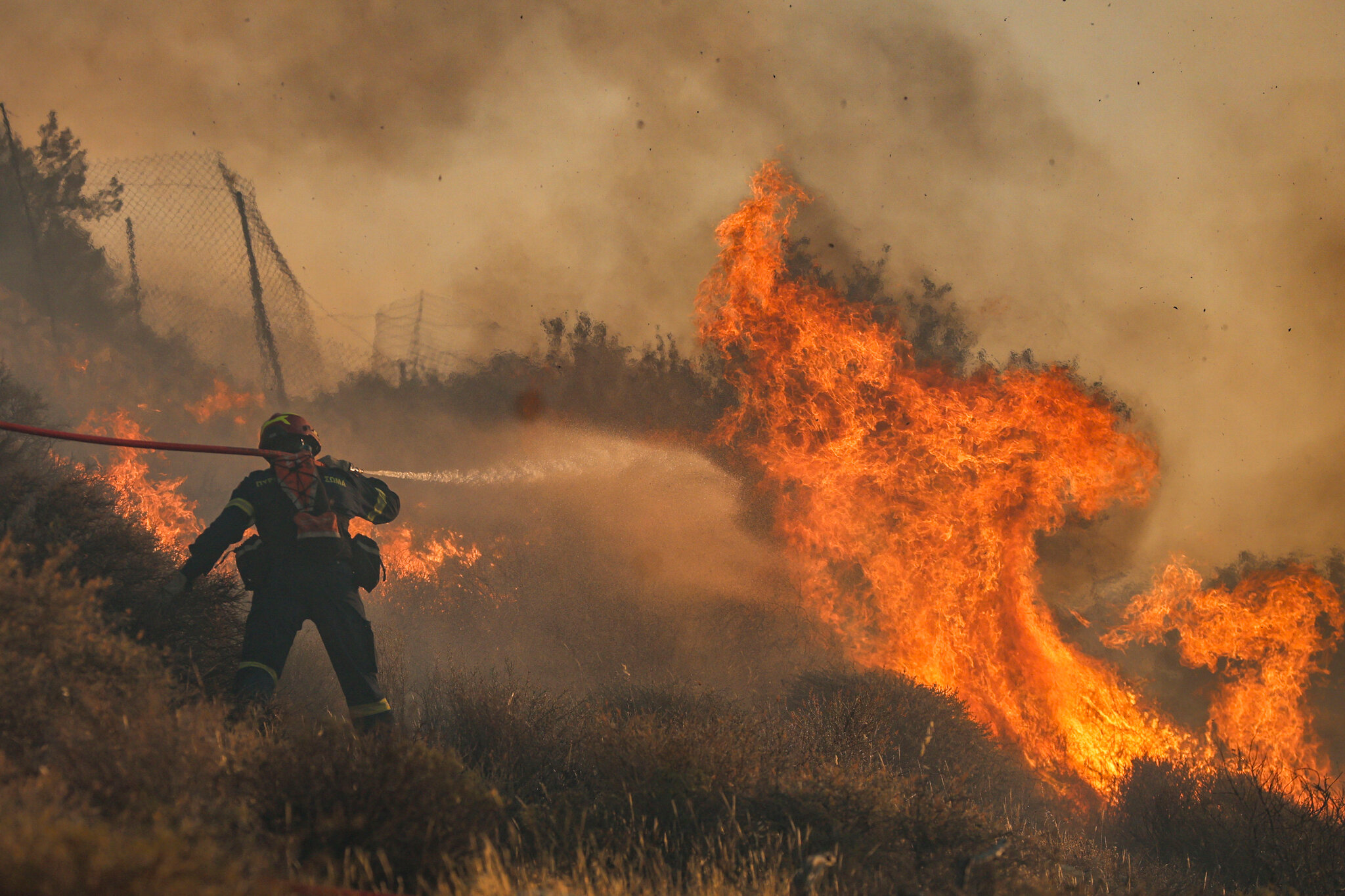 greece wildfires