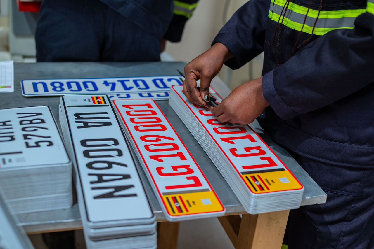 Uganda’s Digital Number Plates Production Hits 95,000